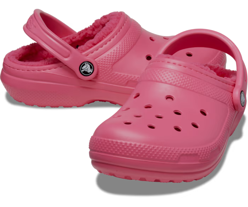 Crocs Classic Lined Clog in Hyper Pink-1